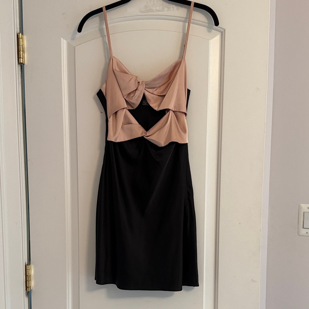 Abbeline Black and Pink Elegant Dress